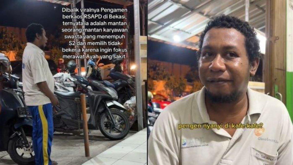 Sosok pengamen di Bekasi bernama Basilica menjadi sorotan viral di media sosial karena suara emasnya.