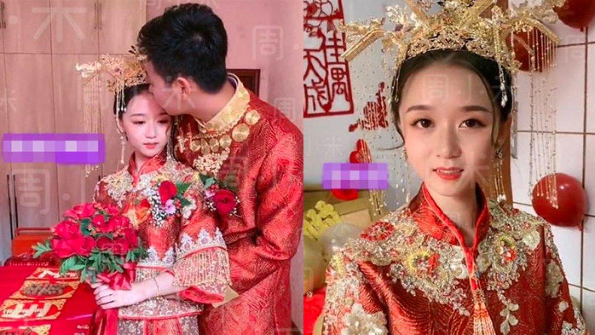 Pengantin wanita awet muda, paras imut-imut dikira pernikahan dini