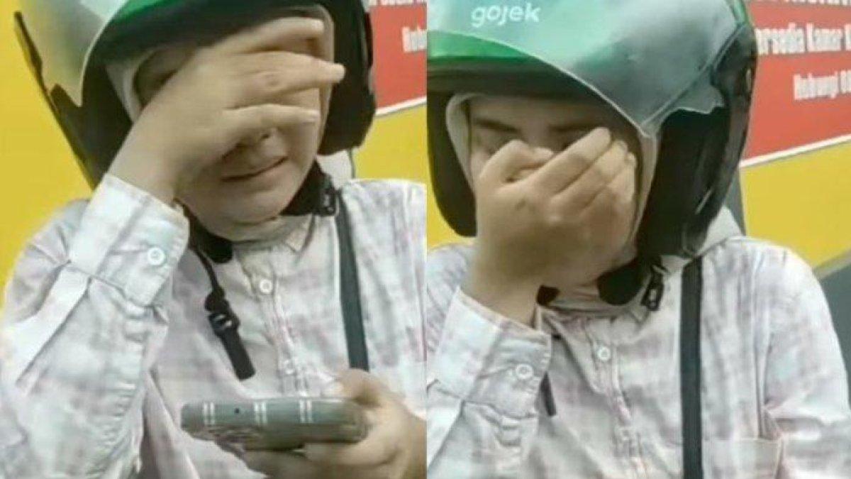 Penumpang Wanita Nangis Usai Dipukul Driver Ojol