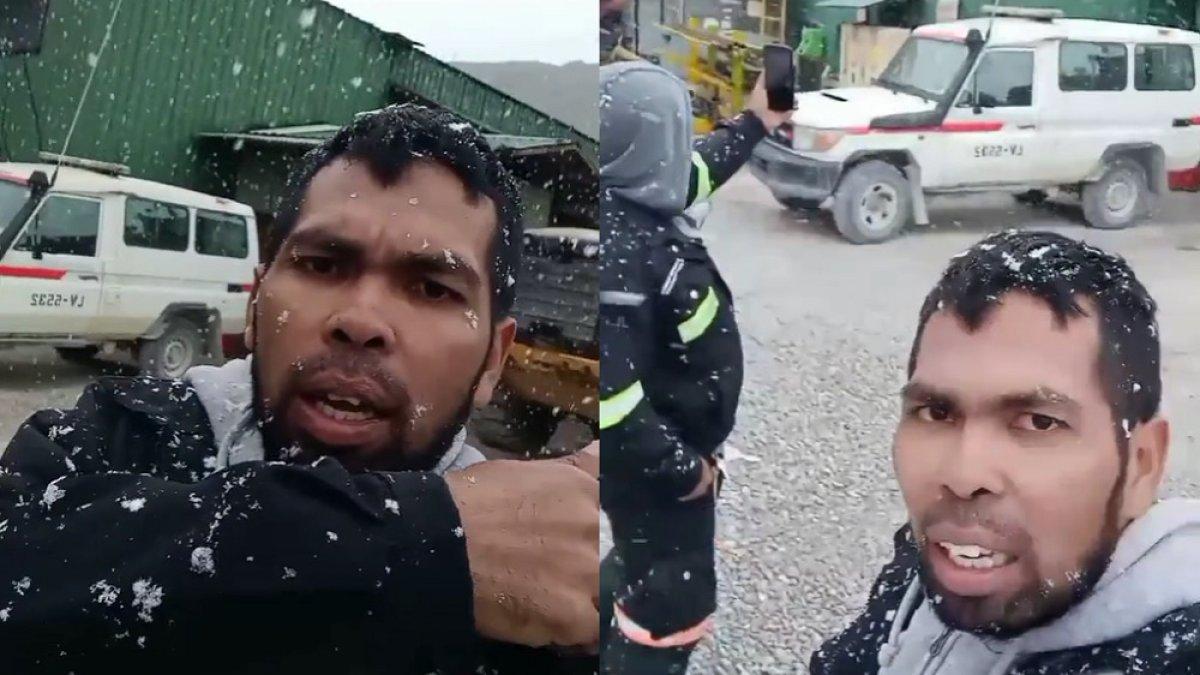 Peristiwa turunnya salju di Papua viral