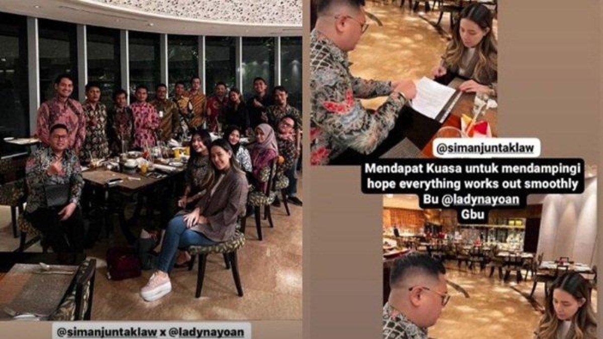 Pertemuan Lady Nayoan dengan tim kuasa hukumnya