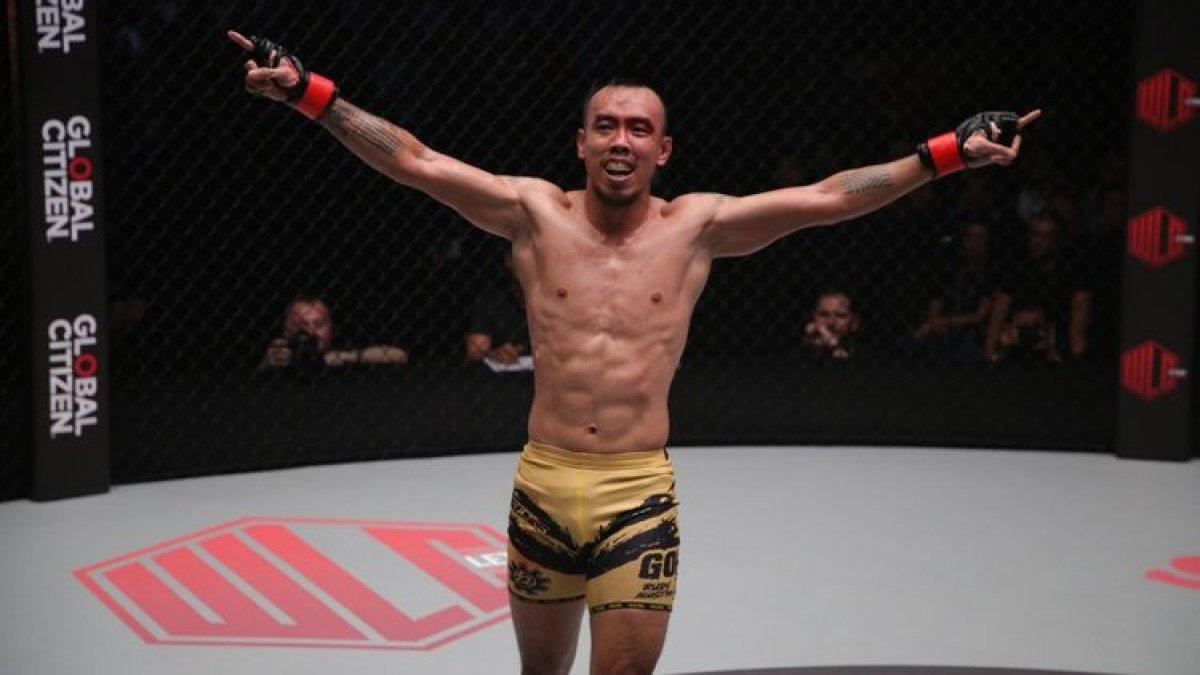 Petarung seni bela diri campuran atau mixed martial arts (MMA) asal Indonesia, Rudy Agustian.