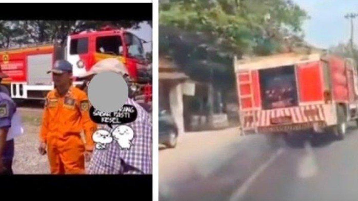 Viral petugas damkar curhat disalahkan oleh pemilik ruko yang terbakar karena terlambat datang.