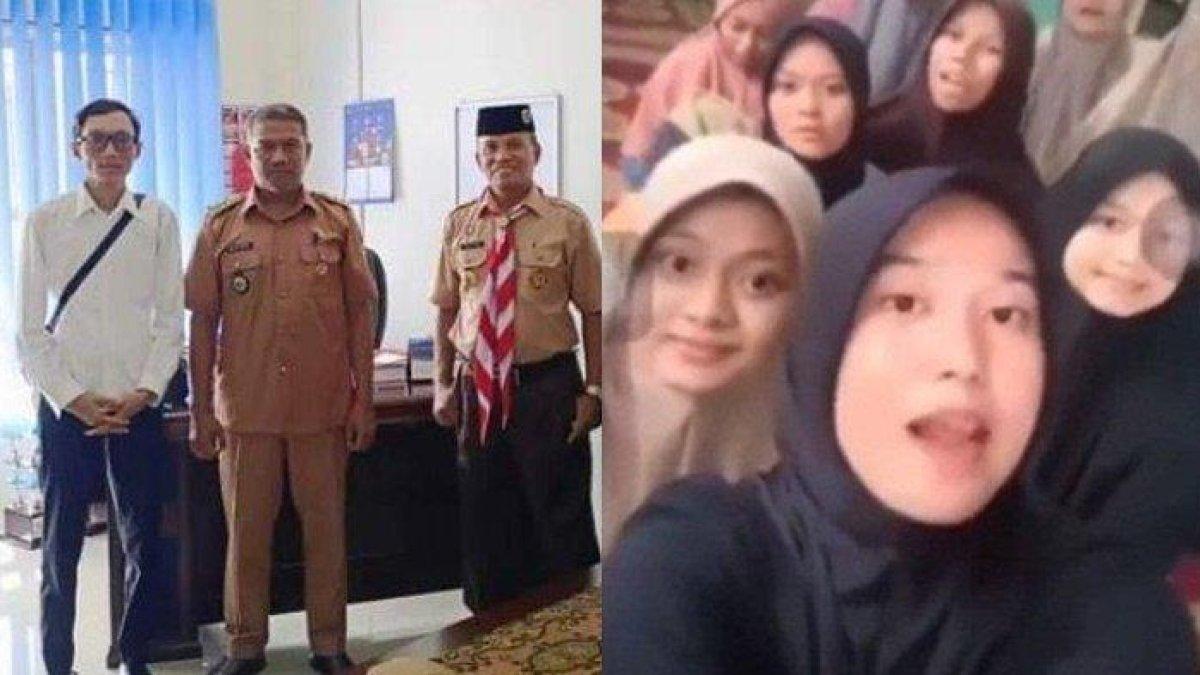 Tim dari Pusat KKN UNP melakukan pertemuan dengan Pemerintah Kecamatan Bungus Teluk Kabung pada Senin (26/6/2023) (kiri) dan mahasiswa yang keluhkan fasilitas minim - Pihak kampus sebut mahasiswa KKN yang viral karena keluhkan fasilitas minim bukan diusir tapi minta pulang