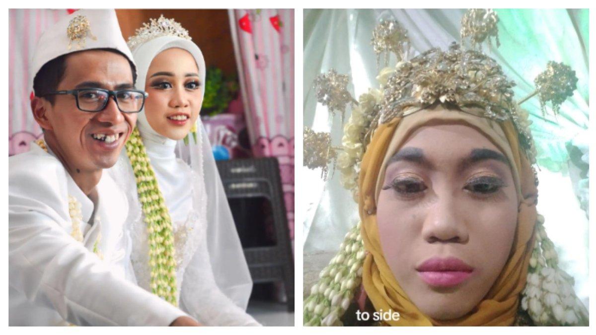 Tapi terjadi lagi dengan pengantin yang satu ini, disaat ia membandingkan pilihan MUA dari dia sendiri dan dari mertuanya.