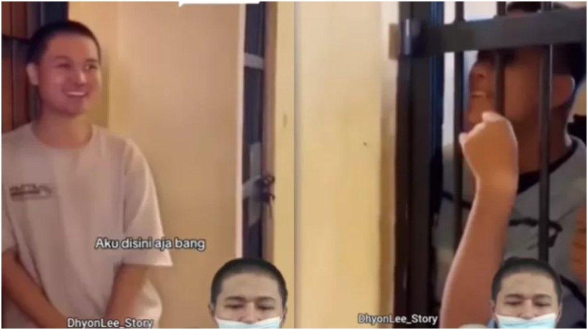 Popo Barbie dipenjara, disambut bak artis oleh tahanan lain.