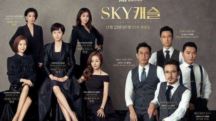 Poster pemain drama Sky Castle.