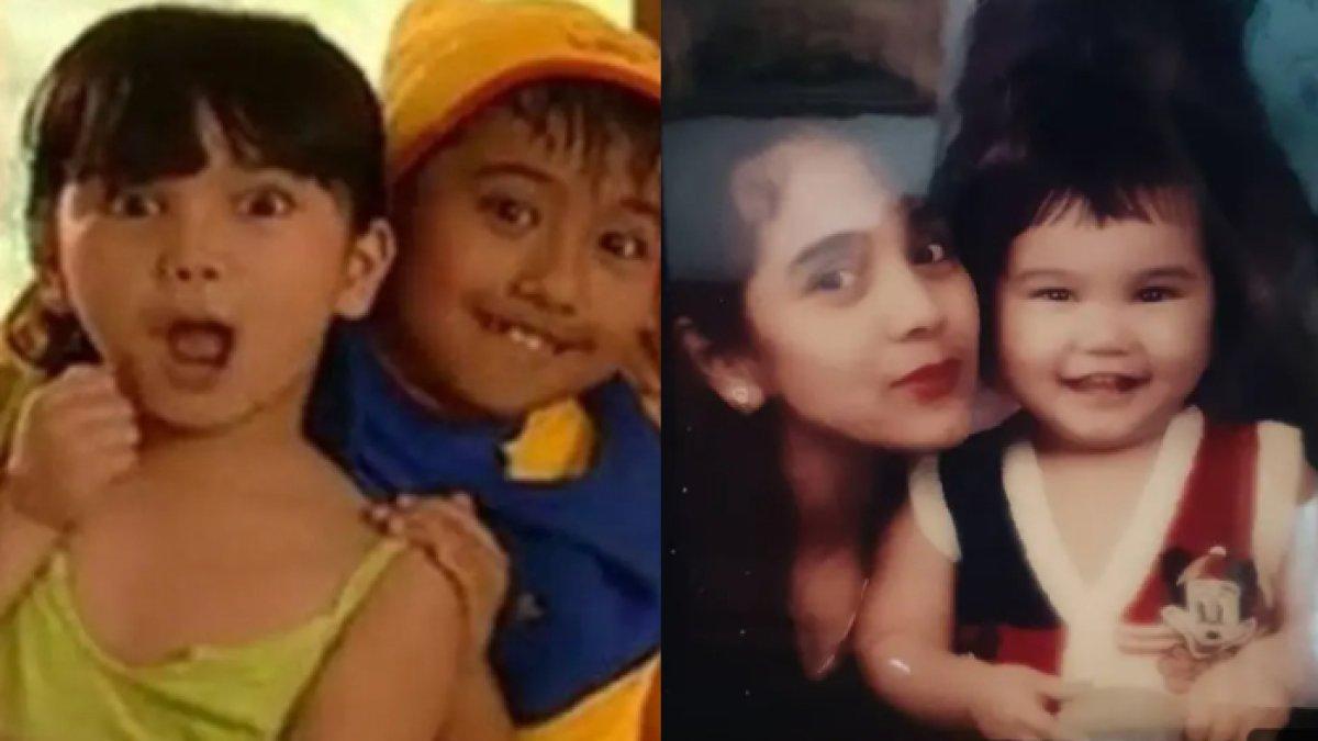 Potret masa kecil Rachel Amanda