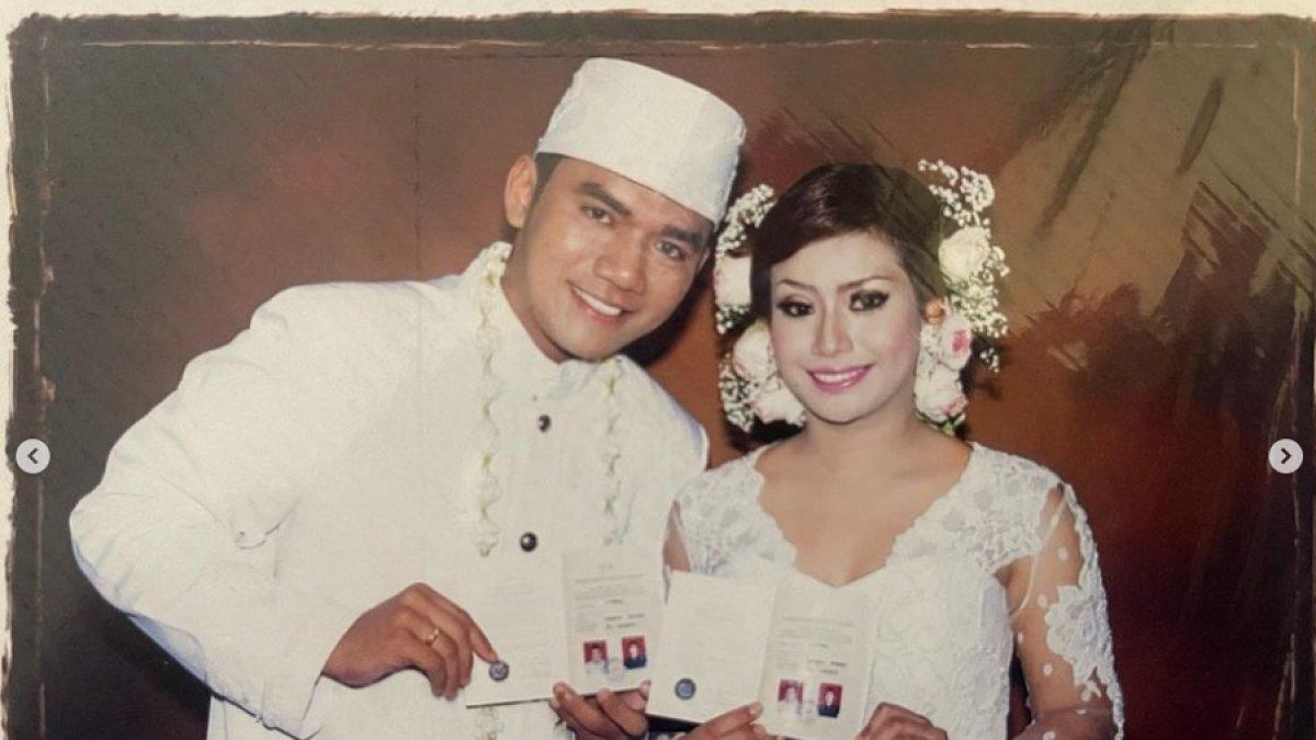 Potret pernikahan Luri dan Arjuna 16 tahun lalu