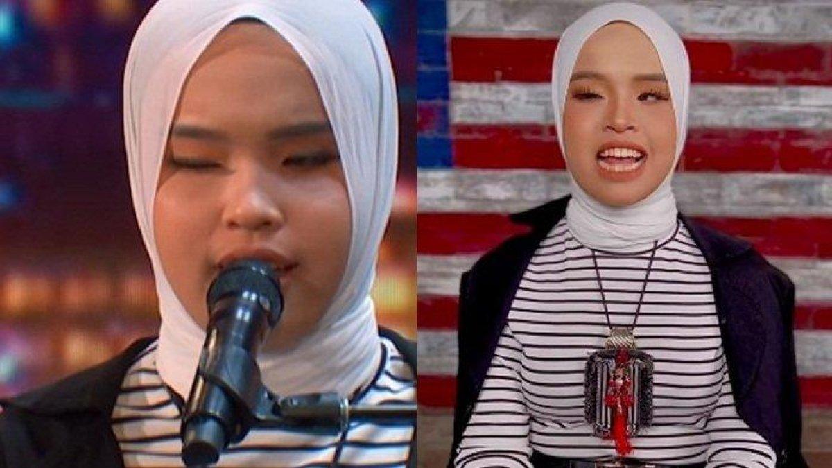 Potret Putri Ariani yang berhasil mendapatkan Golden Buzzer di Americas Got Talent.