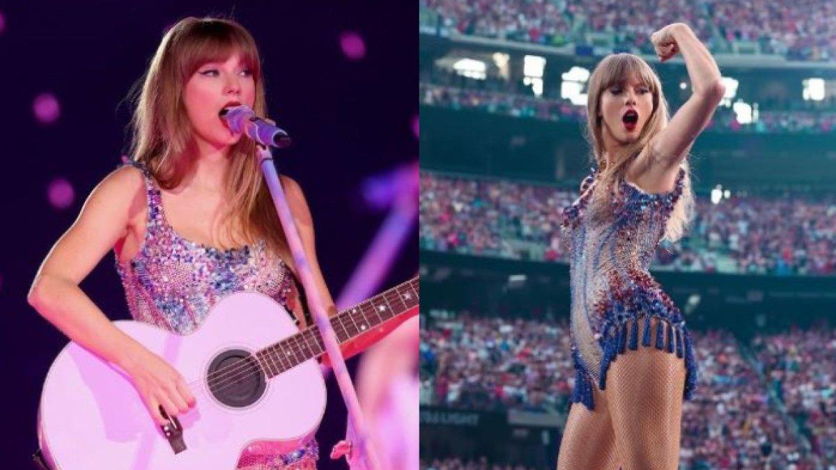 Potret Taylor Swift saat konser