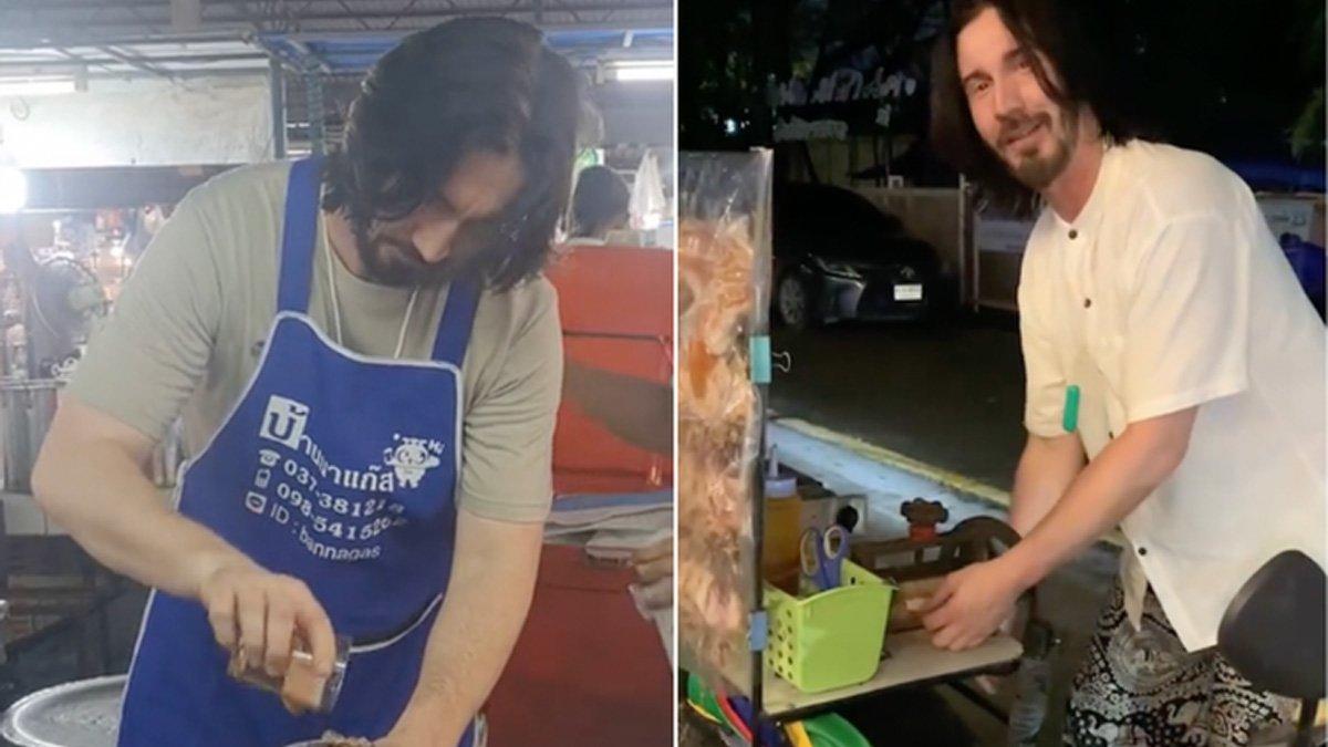 Seorang pria di Thailand setelah dianggap sangat mirip dengan aktor Hollywood Keanu Reeves, pemeran John Wick