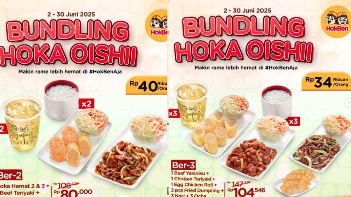 PROMO JUNI 2025 - Foto poster promo Hokben Juni 2025. Berikut promo Hokben Juni 2025, cek syarat dan ketentuannya!