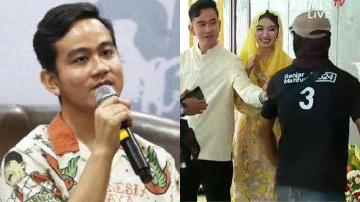 Momen Gibran dan Selvi Ananda gelar open house di Solo, reaksi kocak ketika kedatangan pria berkaus Ganjar-Mahfud.