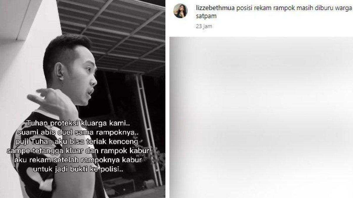 Michael Rendy Wiyono mengalami luka di kuping dan tangan saat melawan aksi perampokan di rumahnya Kompleks Graha Padma, Semarang, pada Minggu (9/7/2023).