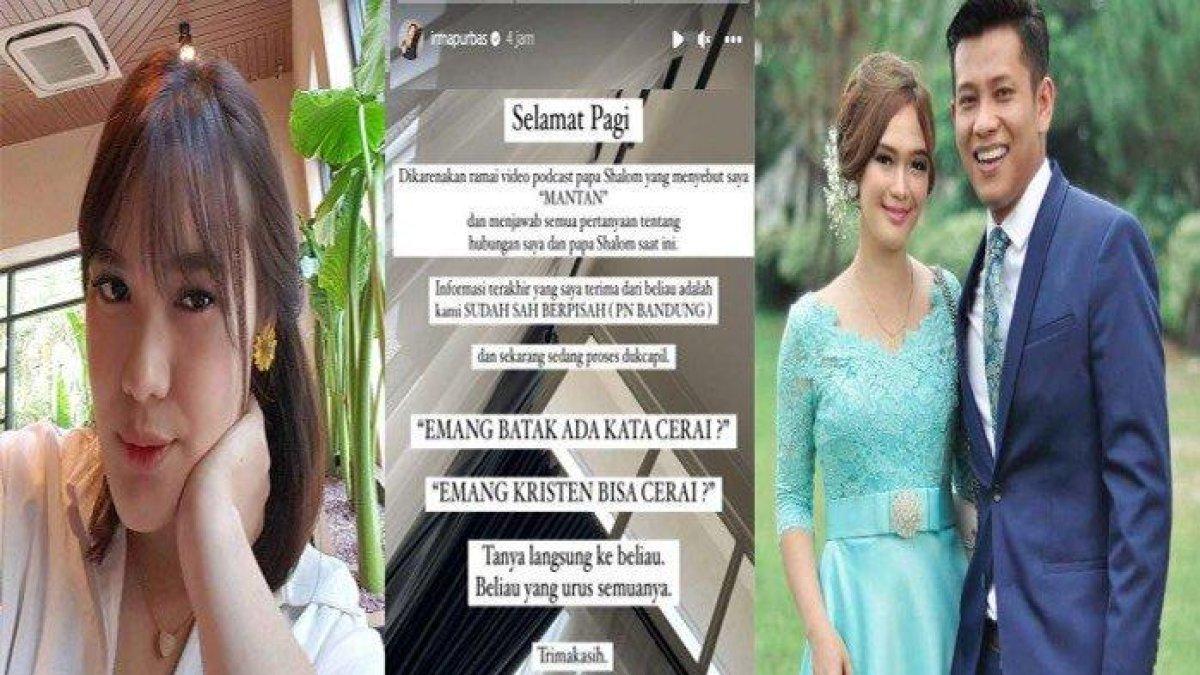 Rumah tangga Boris Bokir Manullang dan Irma Purba dalam keadaan tak baik-baik saja.
