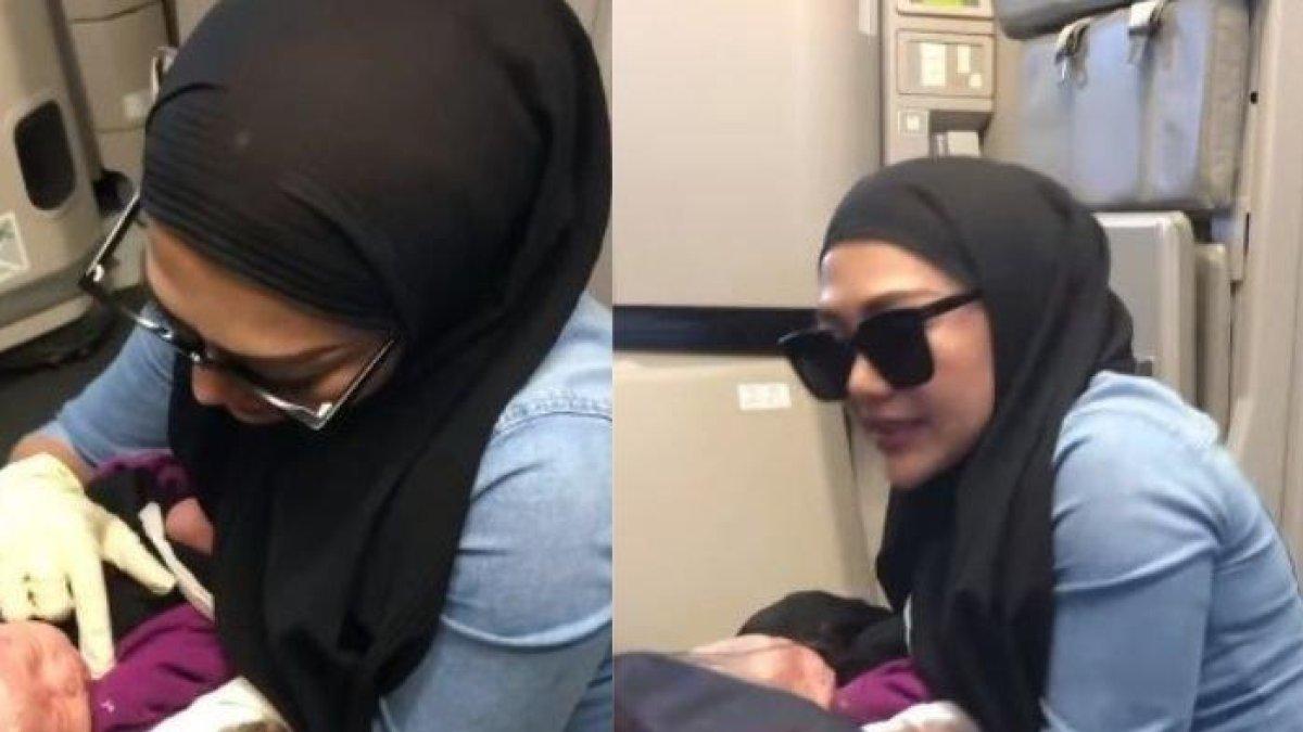 Sebuah video seorang makeup artis (MUA) yang membantu ibu hamil melahirkan di pesawat tengah heboh di media sosial.