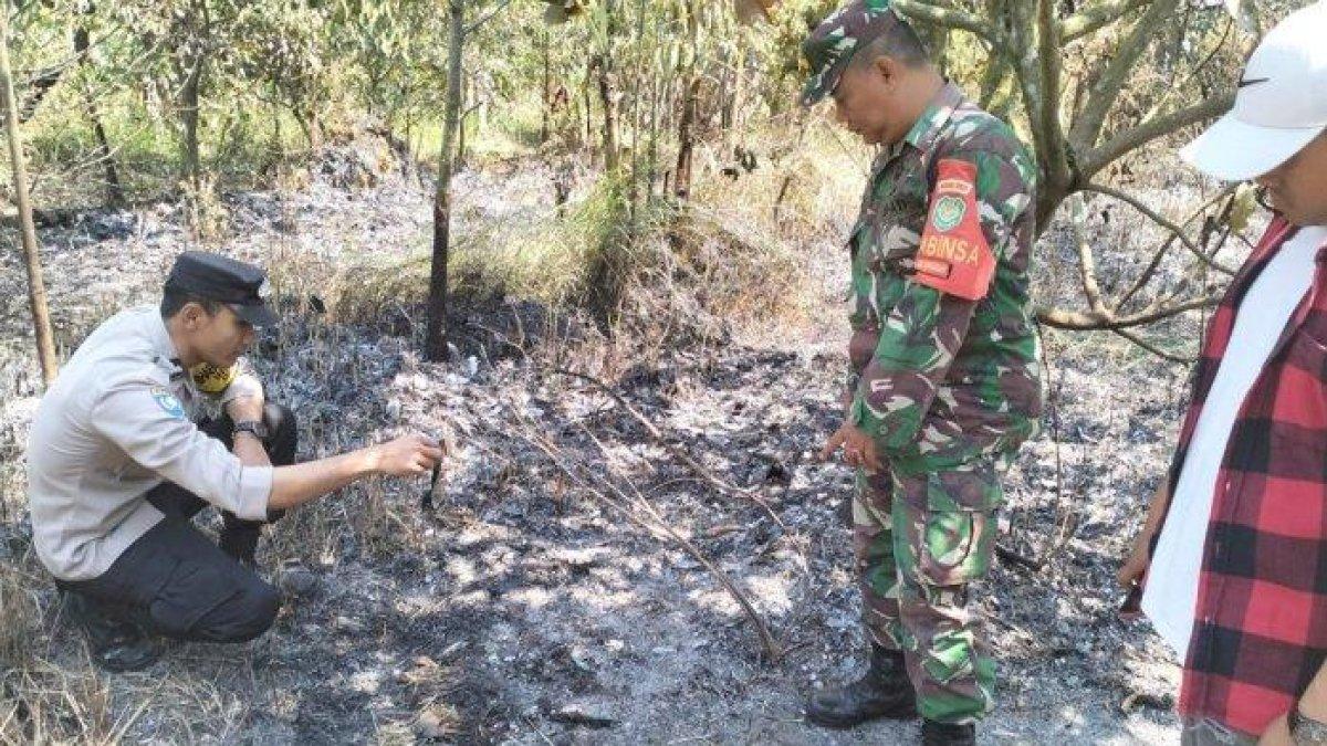 seorang petani ditemukan tewas dengan luka bakar akibat kebakaran lahan di Kabupaten Bogor