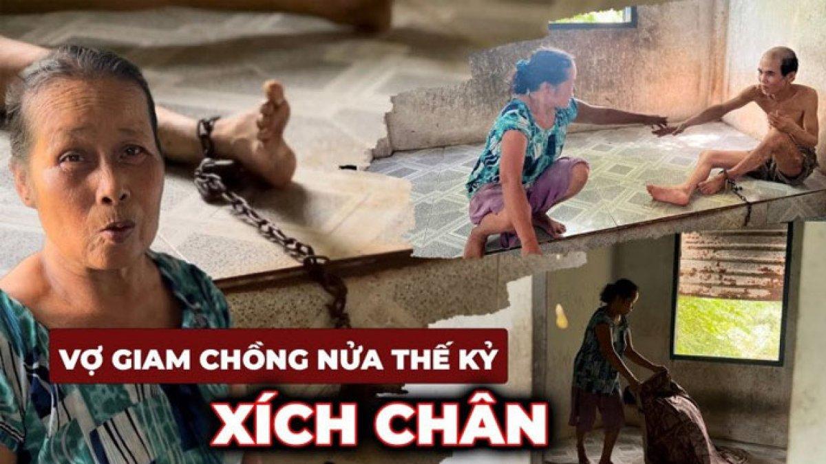 Seorang wanita 65 tahun tega merantai kaki suami dan anaknya selama 40 tahun