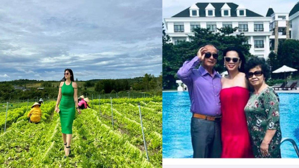 Setelah menyelesaikan perceraian, mantan istri presenter kondang ini segera membeli tanah untuk membangun desa seluas lebih dari 5 hektar, memberinya nama khusus.