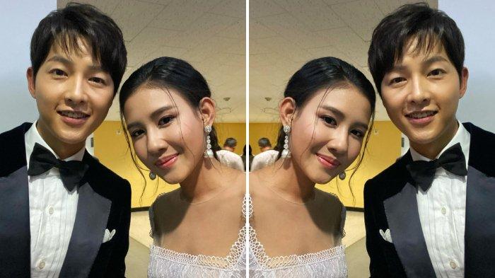 Shenina Cinnamon selfie bareng Song Joong Ki
