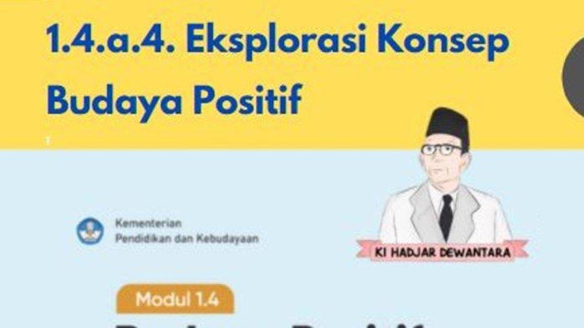 Simak Referensi Jawaban Pertanyaan dalam Materi Eksplorasi Konsep, Budaya Positif pada pelatihan Calon Guru Penggerak