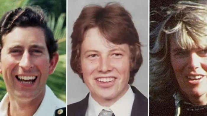Simon Dorante-Day (tengah) yang mengeklaim sebagai anak rahasia Raja Charles III (kiri) dan Camilla (kanan).