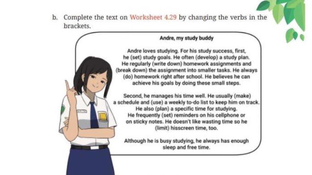 ILUSTRASI KUNCI JAWABAN: Soal Buku Bahasa Inggris kelas 7 halaman 189 Kurikulum Merdeka
