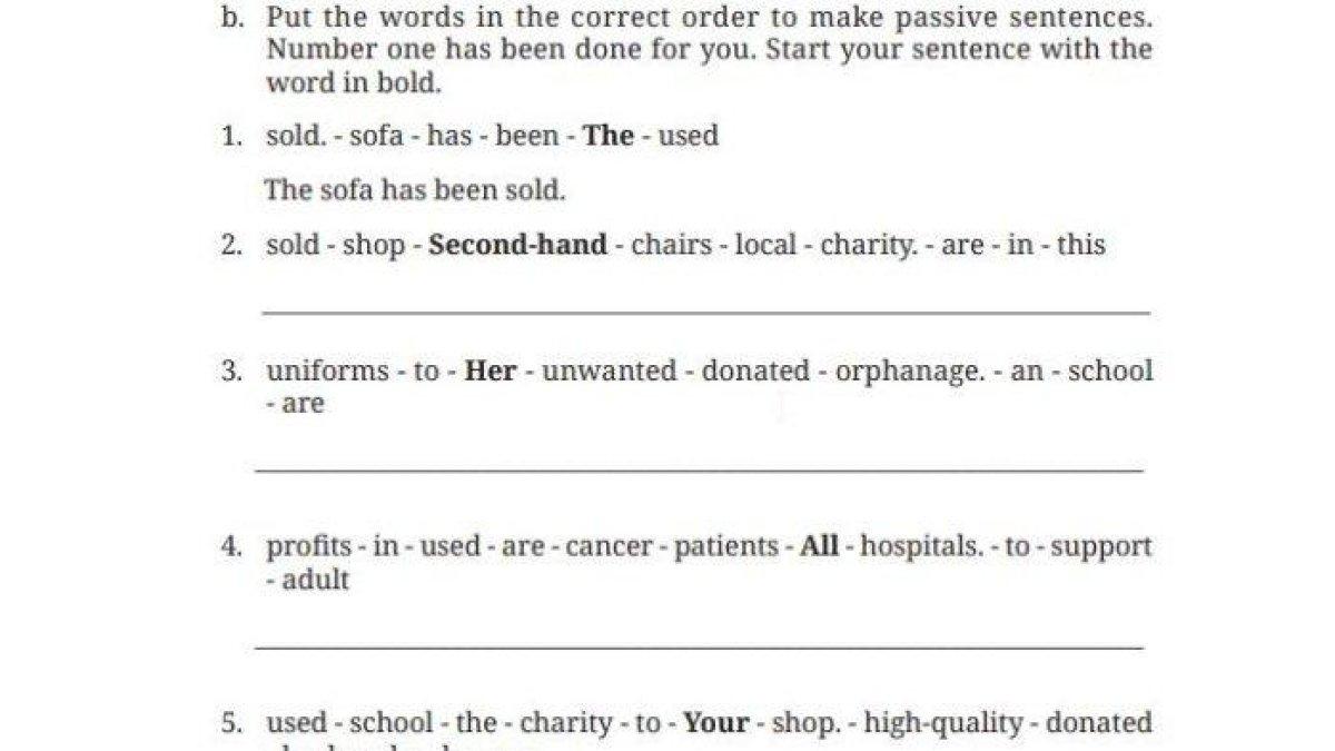 ILUSTRASI KUNCI JAWABAN: Soal buku Bahasa Inggris Kelas 9 halaman 252 Kurikulum Merdeka - Kunci jawaban Bahasa Inggris Kelas 9 halaman 252 Kurikulum Merdeka, Worksheet 4.24, Chapter 4 Upcycling Used Material, Section 3 - Language Focus.