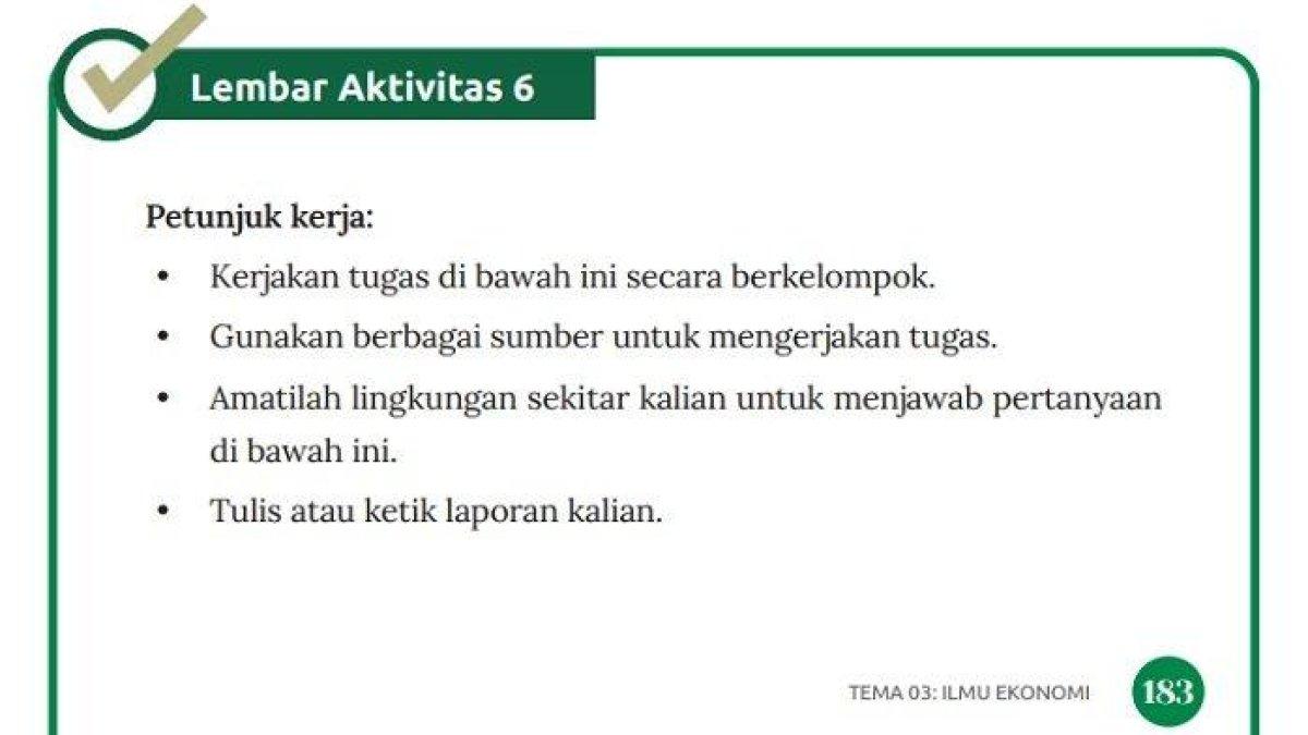 ILUSTRASI KUNCI JAWABAN:  Soal IPS Kelas 10 Halaman 184 Kurikulum Merdeka