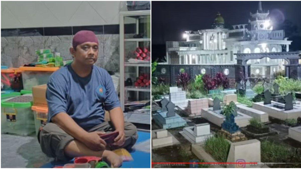 Sertu Agus RA tetap sederhana meski punya rumah mewah Rp 5 M di tengah kuburan