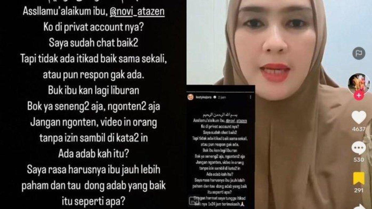 Sosok Novi Atazen yang bikin Lesti Kejora tersinggung