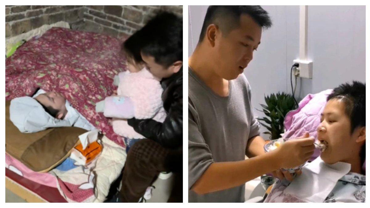 BERITA VIRAL - Viral seorang pria asal Tiongkok berdedikasi merawat istrinya yang menderita kanker dan merawat putri kecilnya hingga menelan biaya banyak, kini istrinya sudah pulih dan kembali ceria.