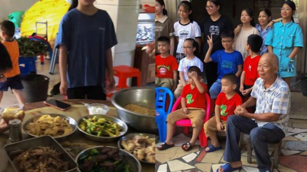 Suasana rumah kakek dan nenek saat 22 cucunya datang