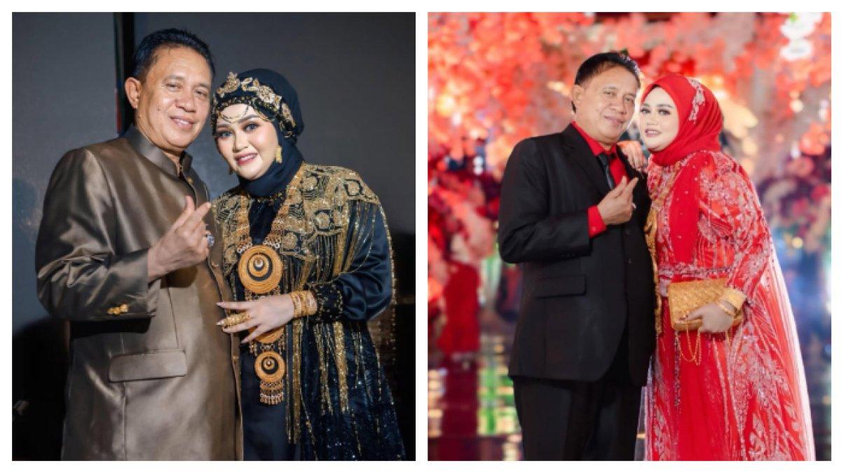 Gaya Mewah Nursam Jhonlin Istri Haji Isam Vs Suci Rahmah Istri Muda Haji Alwi, Sama-sama Branded