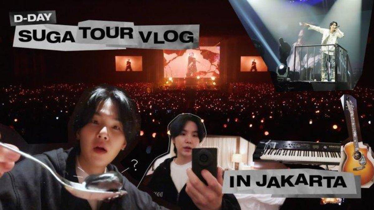 Suga BTS rilis vlog terbaru D-Day Tour di Jakarta sambil ungkapkan rasa kagumnya dengan makanan lokal khas Indonesia. Apa saja yang jadi favoritnya?