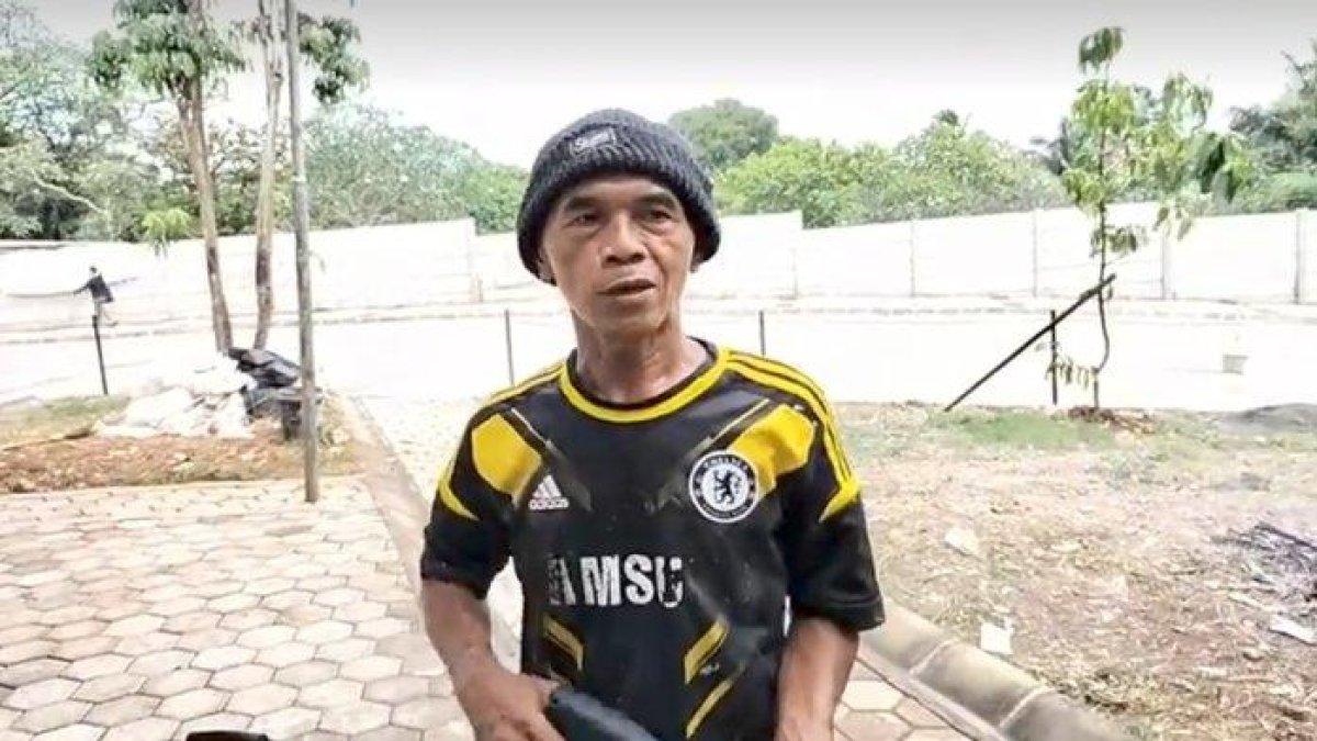 Suharto (50), saat diwawancarai soal polemik sapi kurban Dewi Perssik