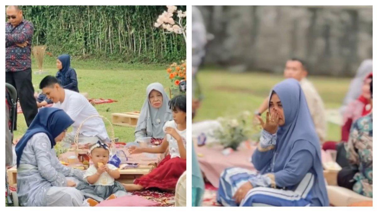 Viral Pernikahan Konsep Piknik di Kaki Gunung