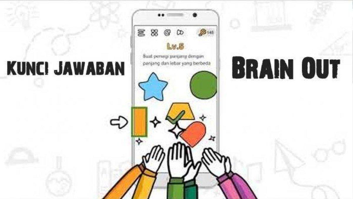 tebak gambar Game Brain Out level 1-225: Buat persegi panjang dengan panjang dan lebar yang berbeda.