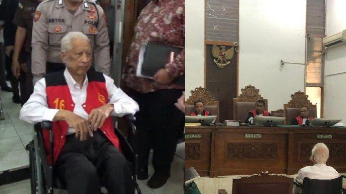 KASUS TED SIOENG - Terdakwa kasus penggelapan dana Bank Mayapada Rp 203 miliar, Ted Sioeng seusai menjalani sidang di atas kursi roda, di Pengadilan Negeri Jakarta Selatan, Senin (3/2/2025) (KIRI), Ted Sioeng, pengusaha yang terlibat dalam kasus dugaan penipuan dan penggelapan (Kanan)