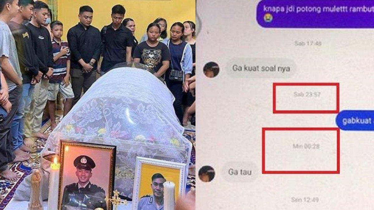 Teman merasa chat Bripda Rico 1 jam sebelum tertembak janggal
