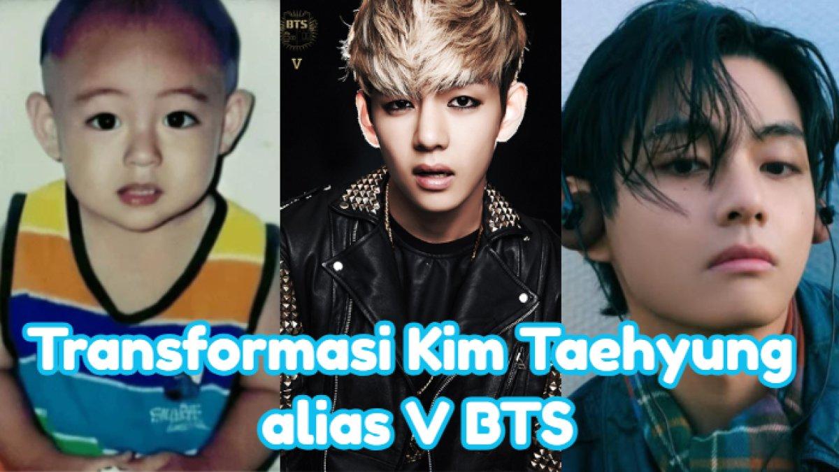5 Potret Transformasi V BTS, Kim Taehyung Tampan dari Kecil, Kini Genap