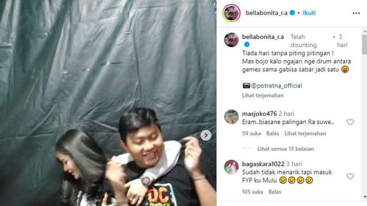Unggahan Bella Bonita pamer kemesraan dengan suami baru