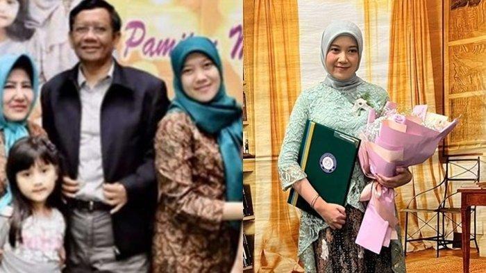 Vina Amalia anak kedua Mahfud MD, saat jadi mahasiswi sempat dikira kurang mampu.