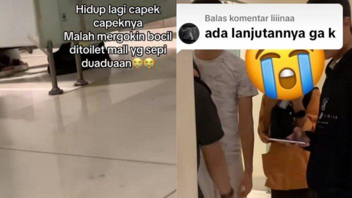 Viral 2 remaja digrebek satpam gegara mesum di toilet mall