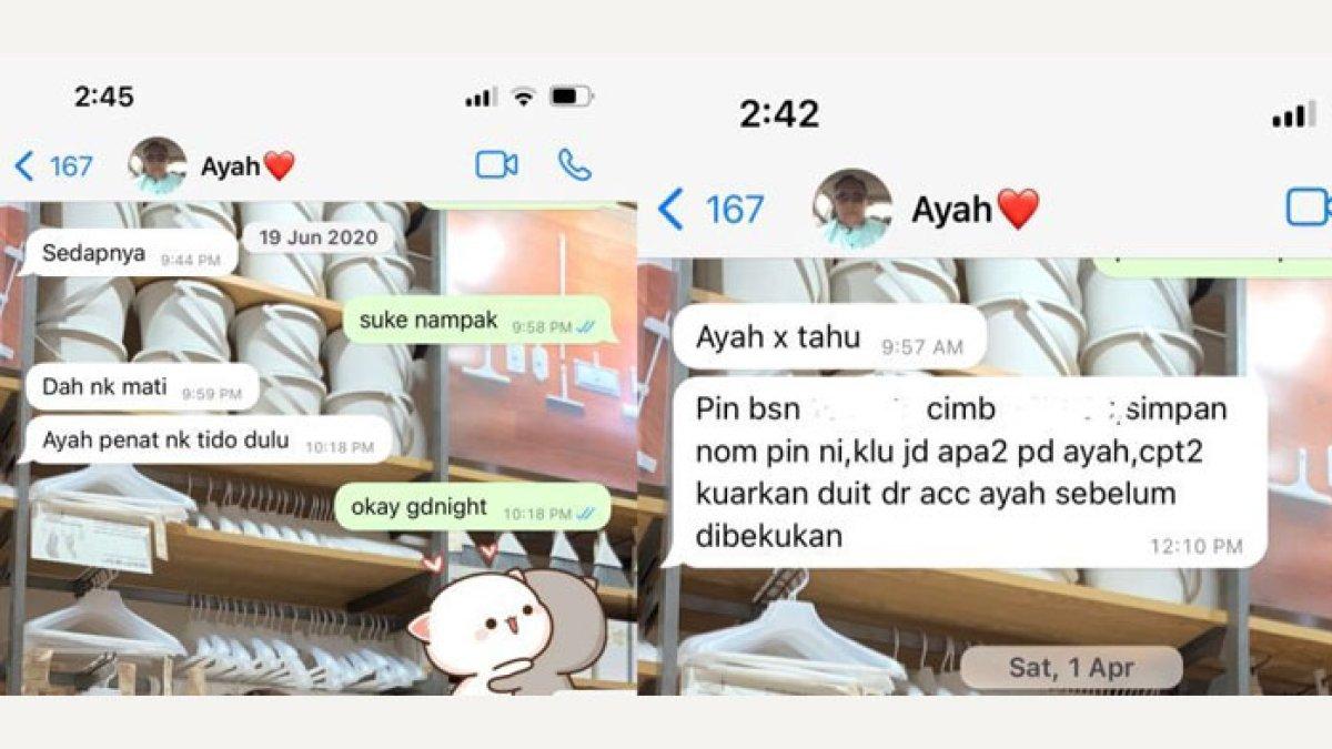 Viral ayah berikan anaknya pin ATM, siap-siap jika nanti meninggal