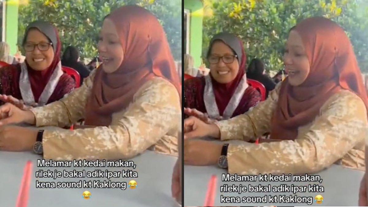 Viral lamaran sederhana di warung makan