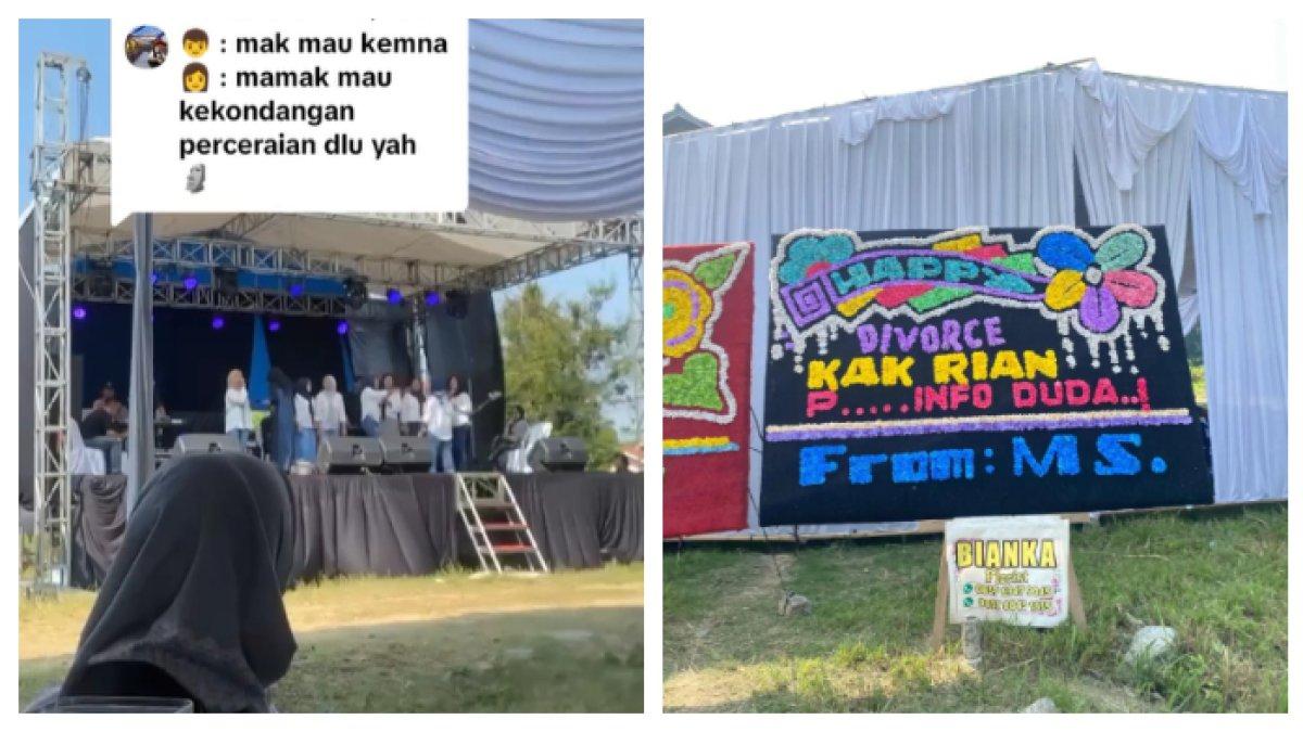 Pria asal Lampung, bikin geger di media sosial karena acara yang diselenggarakannya berbeda dari biasanya.