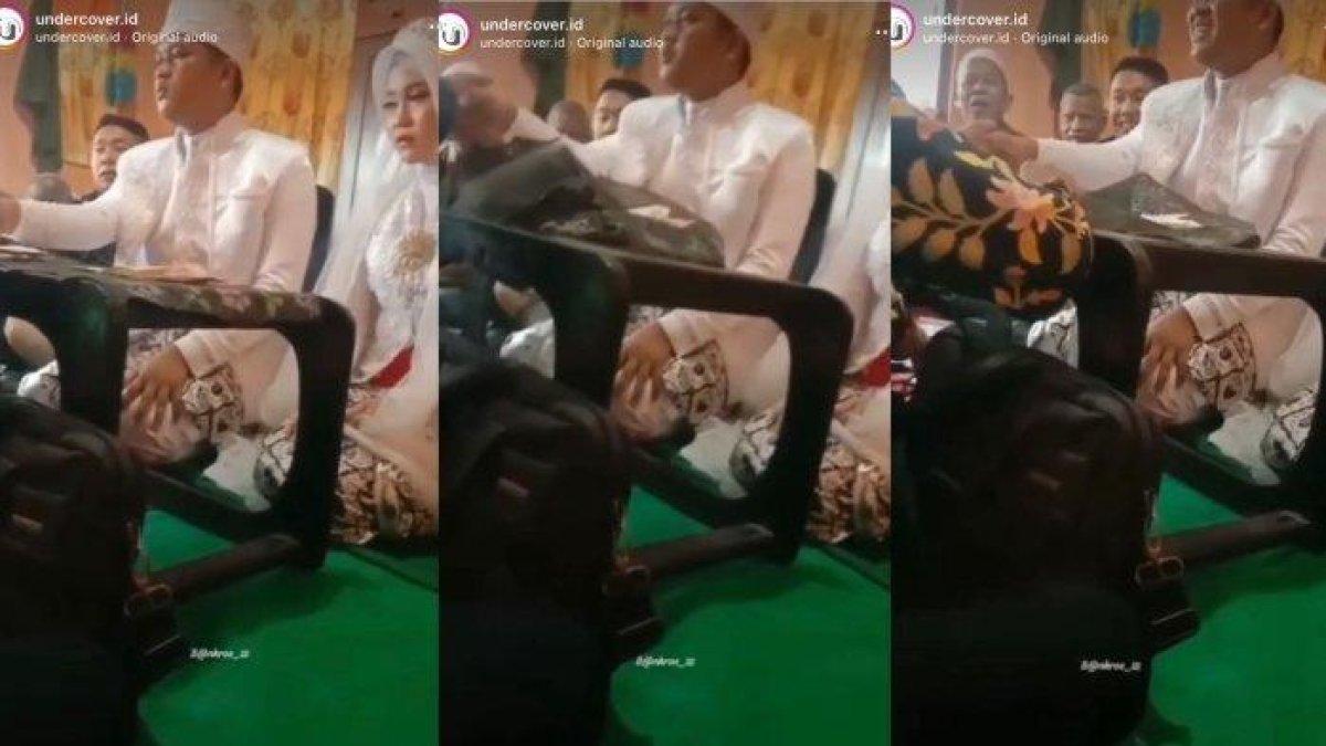 Viral, Saking Semangat Pengantin Pria Pecahkan Kaca Meja Ijab Qabul