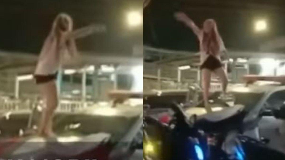 Wanita nekat bajak mobil patroli jalan tol